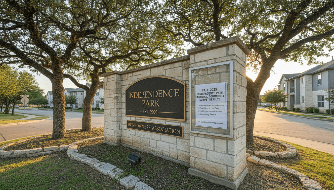 Fall 2025 Independence Park Informal Community Survey Results